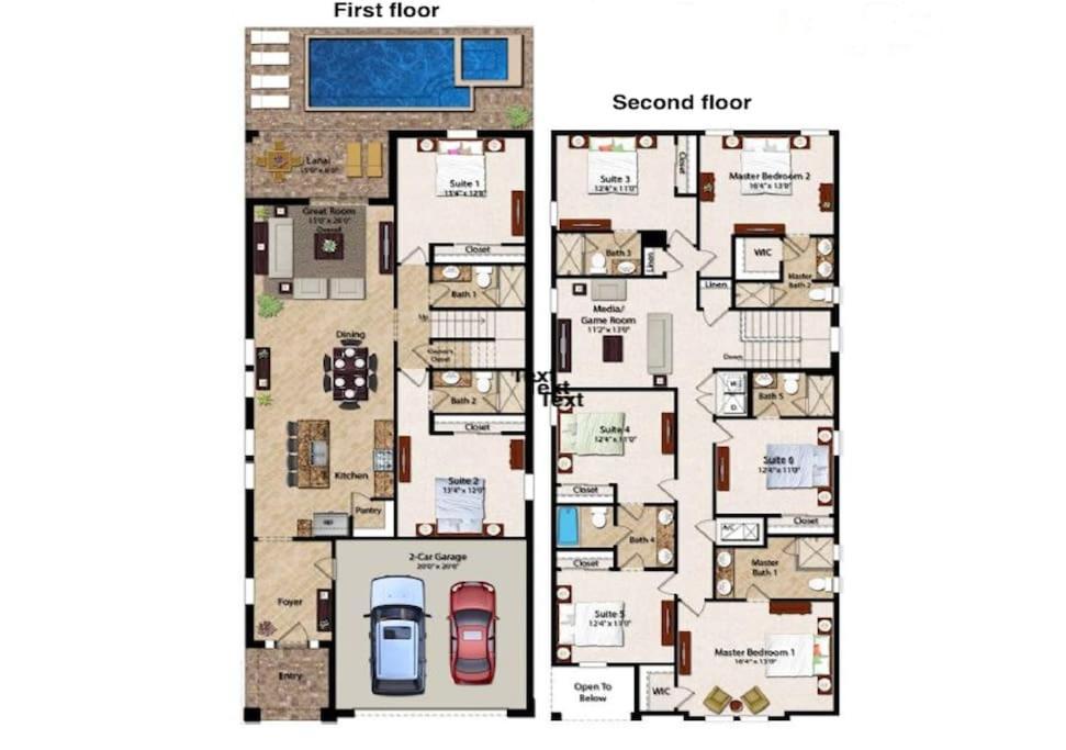 491-Luxury Villa W Pool &Spa Orlando Dış mekan fotoğraf